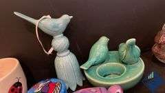 Ceramic Lady Bug Bowl, Born to Be Wild Plate, etc.