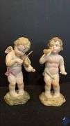 Vintage Ardalt Porcelain Musical Cupid Figurines