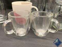 Assortment of Glassware & Coffee Mugs