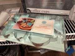 Coffee Cups, Cookie Cutter & Cake Decorating Kit