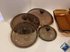 Vintage Brown Casserole Dishes, Cake Pans, etc.