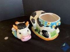 International Art Cow Cookie Jar