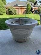 Planters with Yard Decor