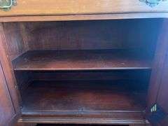 Wooden Windowed Hutch