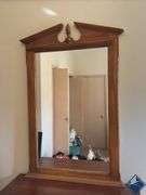 John M Smith Company Vintage Dresser & Mirror