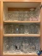 Cut Glass Wine Glasses, Drinking Glasses, etc.