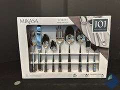 Everett 101 Piece Flatware Set, Service for 12