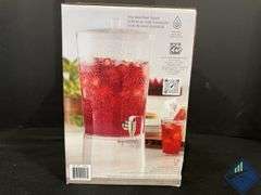 2.9 Gallon Acrylic Drink Beverage Dispenser Clear Plastic