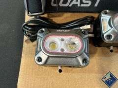 Coast 1000 Lumen Head Lamp 3 Pack - Used