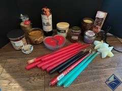 Assorted Candles & Scentsy Warmer