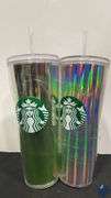 24oz Starbucks Tumbler Set with Iced Coffee K-Cups - Used