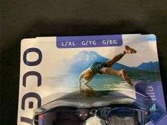 Oceanic One Size Fits Most Swim Goggles  3 Count (L/XL) - Used