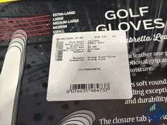 Kirkland Signature Premium Leather Golf Glove for Left Handed - 4-Pack Small
