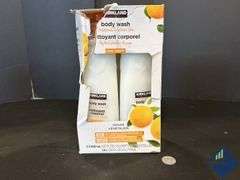 Kirkland Signature Liquid Body Wash Citrus 27 Fluid Ounce (Pack of 2) - Like New