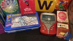 Texas Hold’em Poker Set, Words with Friends, Dominos, etc.