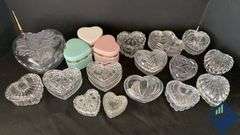 Heart Shaped Cut Glass Collection