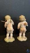 Vintage Ardalt Porcelain Musical Cupid Figurines
