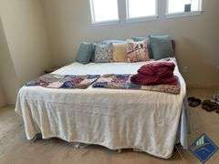 King Sized Bedframe, Mattress, etc.