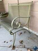 Patio Bench with Coffee Table