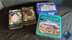 Poker Chips, Dominoes & Jane Wooster Scott Puzzle