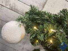 Merry Christmas Lighted Cone Tree - Used