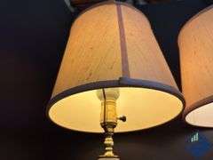 Milk Glass Lamps