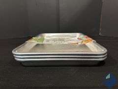 Nordic Ware Prep  Grill  & Serve Quarter Sheet Pans  Set of 3