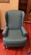 Green Wingback Armchair