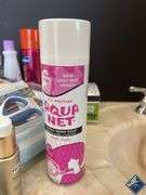 Toothpaste, Aqua Net Hairspray, etc.