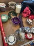 Assorted Candles & Scentsy Warmer