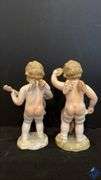Vintage Ardalt Porcelain Musical Cupid Figurines