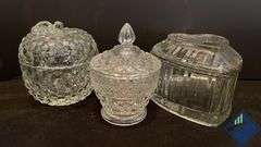 Cut Glass Jar Assortment