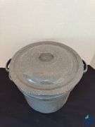 Enamel Pot & Strainer