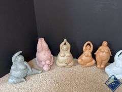 Chubby Yoga Lady Figurines
