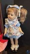 Wooden Chest with Baby Dolls