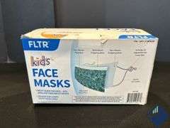 FLTR Kids General Use Face Mask  50 Masks - Retail: $