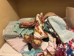 Assortment of Towels, Wash Rags, Cleaning Rags, etc.
