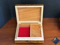 Reuge Swiss Music Box & Wood Bowl, etc.