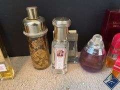 Assortment of Perfumes- Elizabeth Arden, Gucci, Saint Laurent, etc.