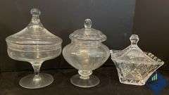Cut Glass Candy Dish Collection