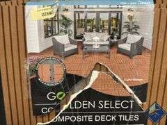 Golden Select Composite Deck Tiles