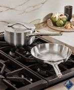 Caraway Home Mini Fry Pan and Sauce Pan Stainless Steel Set of 2 - Retail: $ 679.00