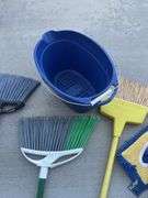 Mop, Brooms, Bucket, etc.
