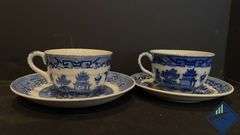 Blue Willow Royal Venton Ware Set
