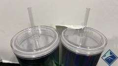 24oz Starbucks Tumbler Set with Iced Coffee K-Cups - Used