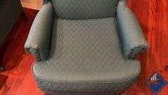 Green Wingback Armchair