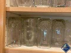 Cut Glass Wine Glasses, Drinking Glasses, etc.