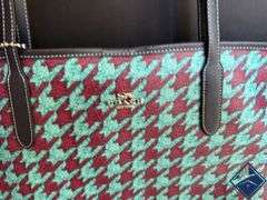 Coach Herringbone Tote