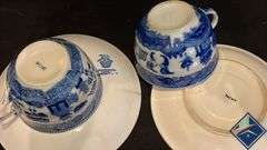 Blue Willow Royal Venton Ware Set