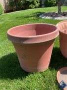 Plastic Pots with Terra Cotta Saucer